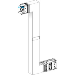 Canalis KSA - Zed vertical coupe feu 1000A - A&C:300mm - B:700-1200mm