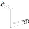 Canalis KSA - coude multiple 630A - vers haut & droite - 3 côtés ajust 250-750mm