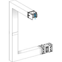 Canalis KSA - coude mult. coupe feu 630A - 3 côtés ajust. 300-800 ou 700-1200mm