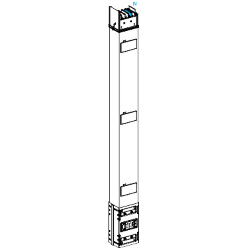 Canalis KSA - élément de distribution - 1,5M - 3 trappes 1000A