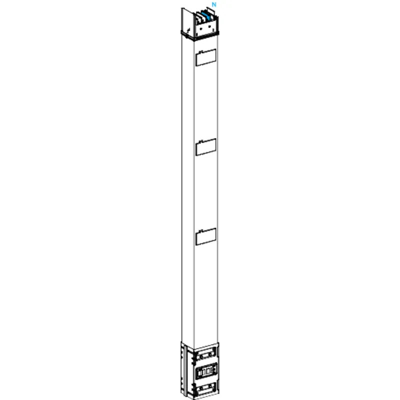 Canalis KSA - colonne montante 1000A - 2 m - 3 trappes de dérivation