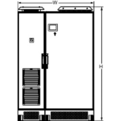 AccuSine PCS+ filtre actif plus - 157A - 480/600V - 50/60Hz - UL - T12 - armoire