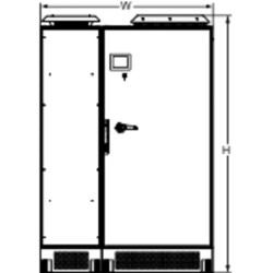 AccuSine PCS+ filtre actif plus - 157A - 480/600V - 50/60Hz - UL - T2 - armoire