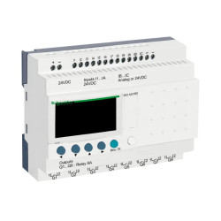 Zelio Logic - relais intelligent compact - 20 E/S 24Vcc - ss horloge - affichage