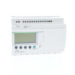 relais intelligent compact Zelio Logic - 20 E S - 24 V CA - horloge - affichage