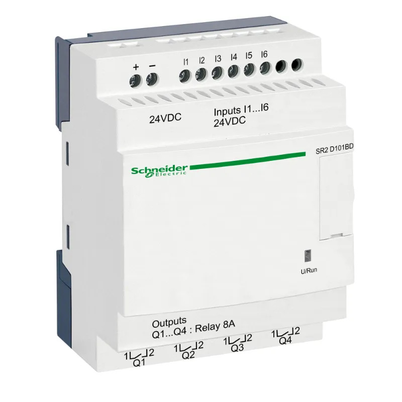 Zelio Logic - relais intelligent compact - 10 E/S 24Vcc - ss horlog - ss affi.