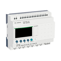 Zelio Logic - relais intelligent modul.- 26 E/S - 100..240Vca - horl.- affichage