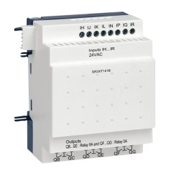 Zelio Logic - module d'extension E/S TOR - 14 entrées/sorties -24Vca