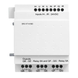 Zelio Logic - module d'extension E/S TOR - 14 entrées/sorties - 24Vcc