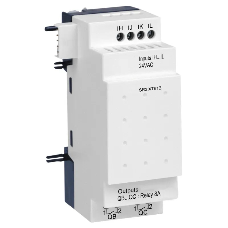 Zelio Logic - module d'extension E/S TOR - 6 entrées/sorties - 24Vca