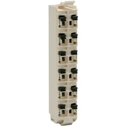 Modicon TM - bornier à 12 contacts - 24V - blanc