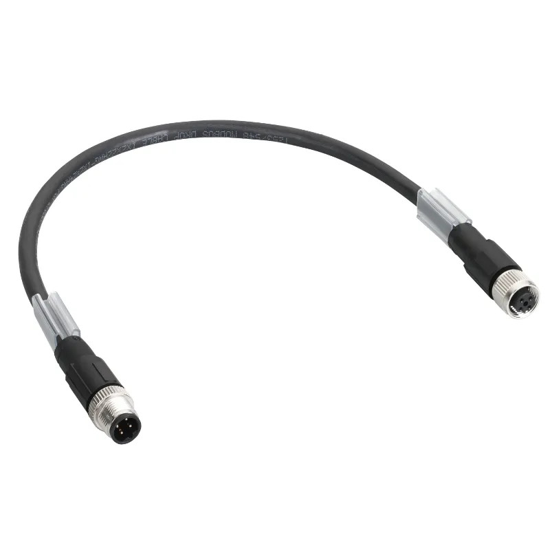 Modicon TM - Bus cable,straight,m12-b,