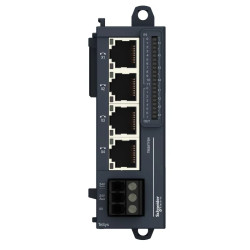 Modicon TM3 - module pour contrôle de 4 départs-moteurs TeSys - 4xRJ45 - 24V CC