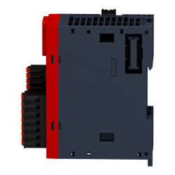 Modicon TM3 - module sécu. ctrl AU/inter/barr/tapis - cat.4 SIL3 - 24VCC - ress.