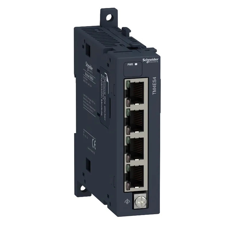 Modicon TM4, module de communication switch Ethernet 4 connecteurs RJ45