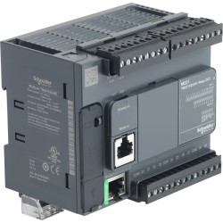 Modicon M221, contrôleur 24E/S relais, port Ethernet+série, 100/240VCA