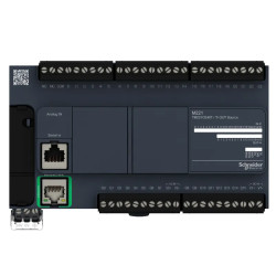 Modicon M221, contrôleur 40E/S PNP, port Ethernet+série, 24VCC