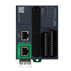 Modicon M221 Book, contrôleur 32E/S PNP, 2 ports série, 24VCC, HE 10