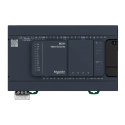 Modicon M241, contrôleur 24E/S PNP+relais, 2 ports série, 100/240VCA