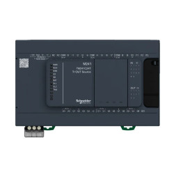 Modicon M241, contrôleur 24E/S PNP, 2 ports série, 24VCC