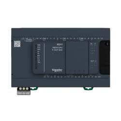 Modicon M241, contrôleur 24E/S NPN, 2 ports série, 24VCC