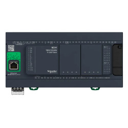 Modicon M241, contrôleur 40E/S PNP+relais, ports Ethernet+2 série, 100/240VCA