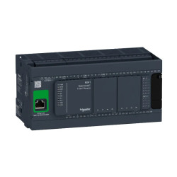 Modicon M241, contrôleur 40E/S PNP, ports Ethernet+2 série, 24VCC