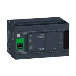 Modicon M241, contrôleur 24E/S PNP, ports Ether+CAN+2 série, 24VCC