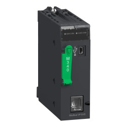 Modicon M340 - processeur - 512 E/S TOR 128 E/S ANA - 1Modbus