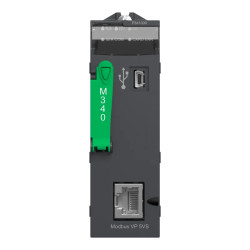 Modicon M340 - processeur - 512 E/S TOR 128 E/S ANA - 1Modbus