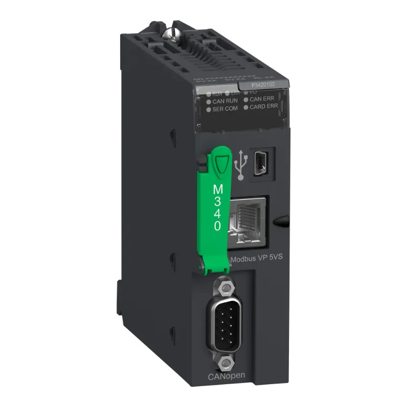 Modicon M340 - processeur - 1024 E/S TOR 256 E/S ANA - 1Modbus - 1CAN