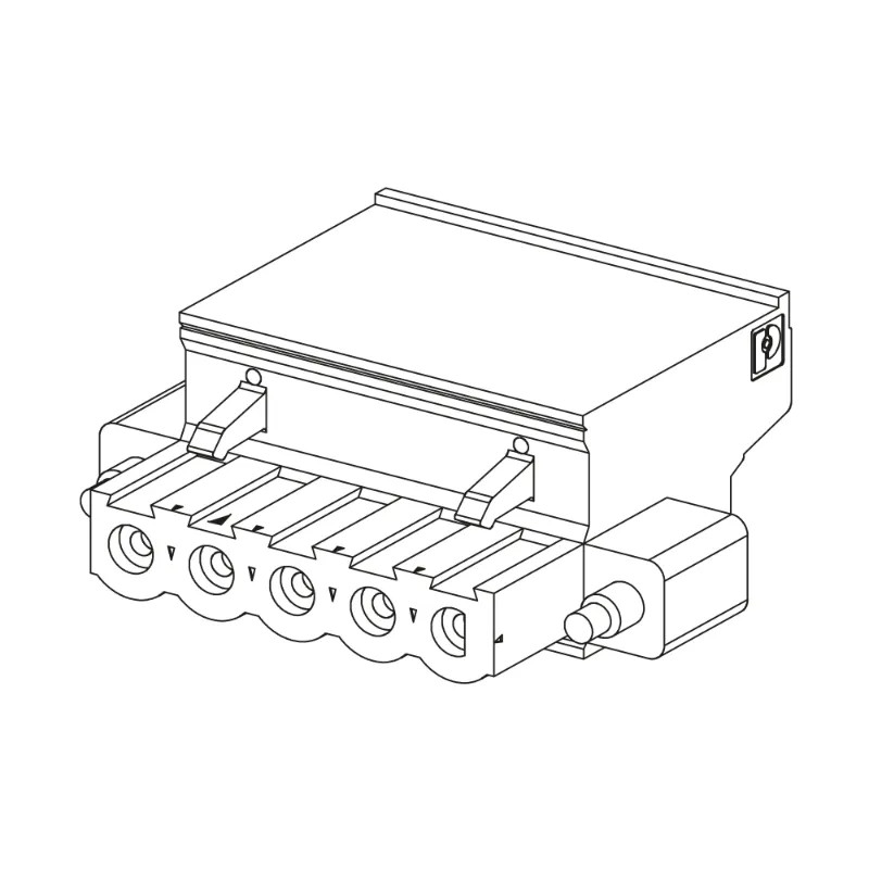 Modicon X80 - borniers débrochables - à ressort - pour module d'alim. - lot de 2