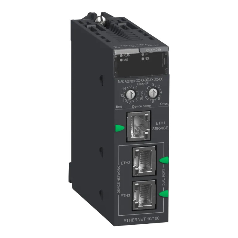 Module de communication pour rack déporté Ethernet RIO (M580)