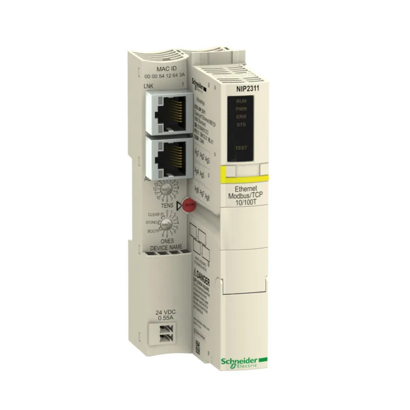 Advantys STB - double port ethernet modbus TCP/IP - 10 à 100Mbit/s