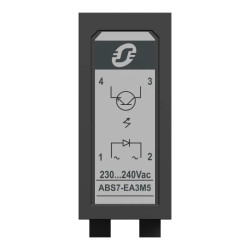 Telefast - relais statique embrochable - 12,5mm - entrée - 230..240Vca 50Hz