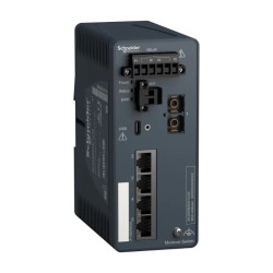 Modicon Switch administré - 4 ports cuivre et 1 port fibre multimode