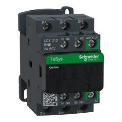 TeSys D - contacteur - 3P(3 NO) - AC3 - inf. ou egal 440V 12A - 24 à 60Vca-cc