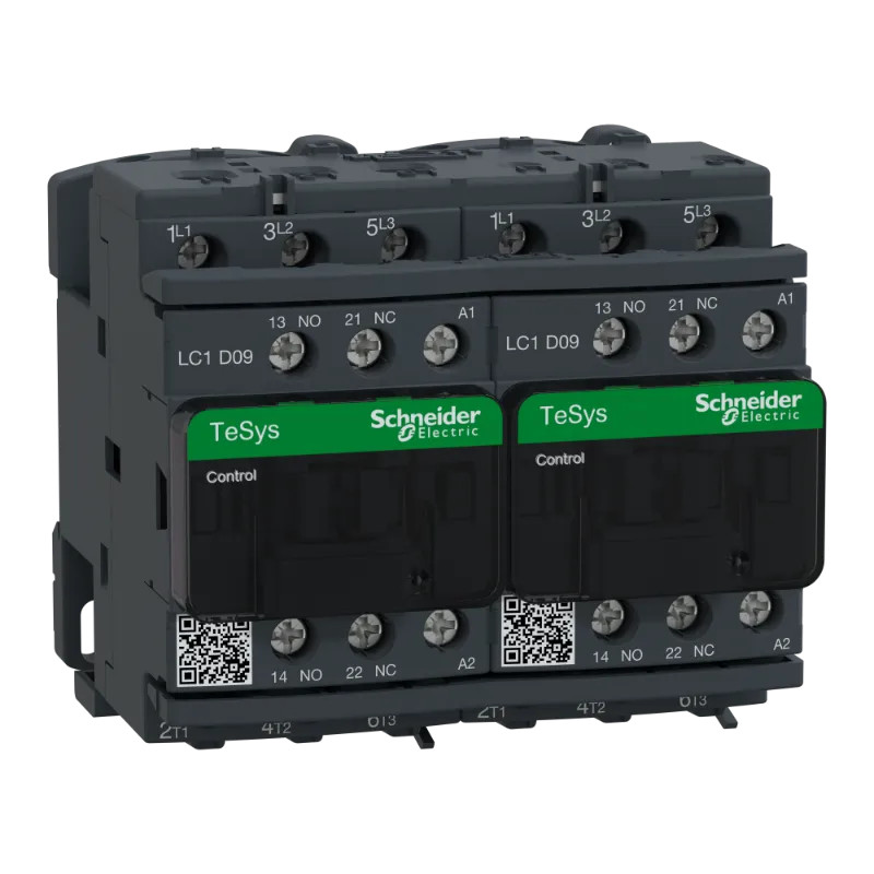 TeSys LC2D - contacteur inverseur - 3P - AC-3 440V - 9A - bobine 380Vca