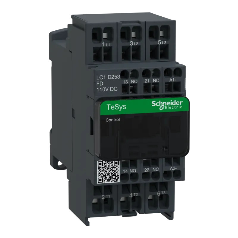 TeSys LC1D - contacteur - 3P - AC-3 440V - 25A - bobine 110Vcc