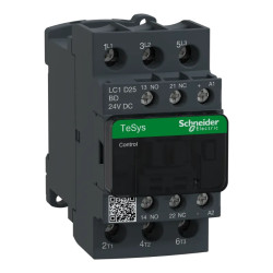 TeSys LC1D - contacteur - 3P - AC-3 440V - 25A - bobine 24Vcc