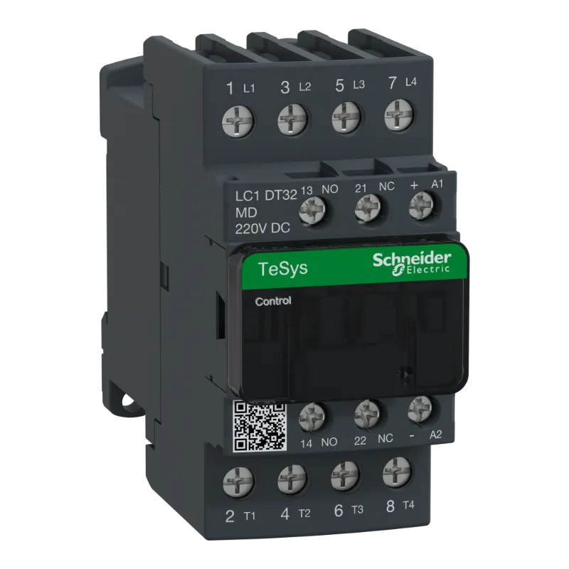 TeSys LC1D - contacteur - 4P - AC-1 440V - 32A - bobine 220Vcc