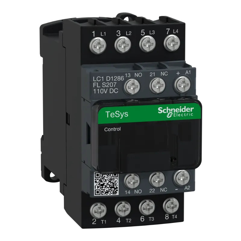 TeSys D - Contacteur tesys lc1d 4p 2f plus 2o ac1 440v 25 a bobine 110 v cc