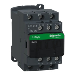 TeSys LC1D - contacteur - 3P - AC-3 440V - 18A - bobine 110Vcc