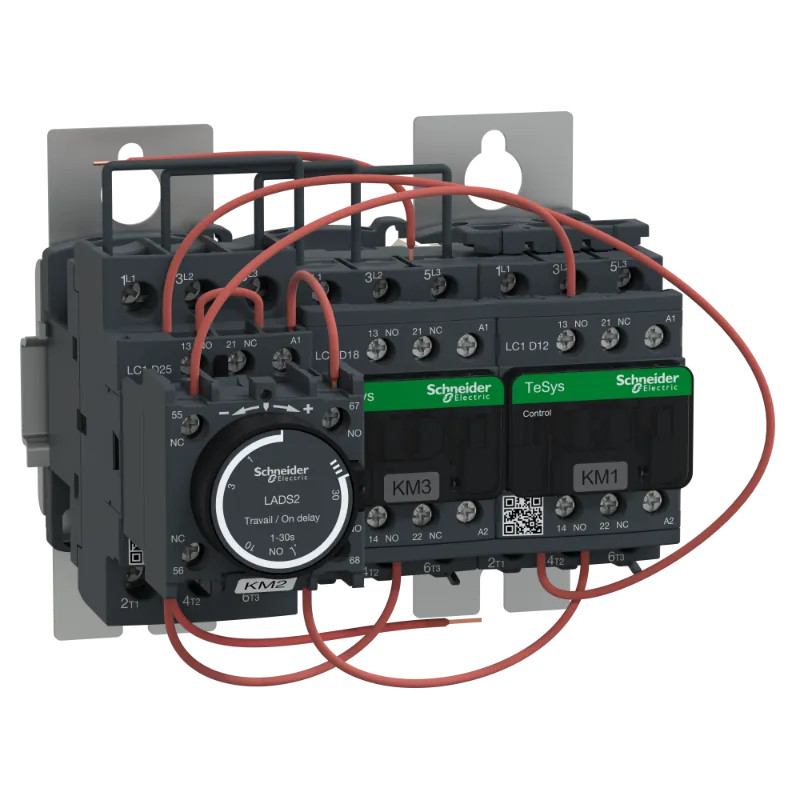 TeSys LC3D - démarreur étoile triangle sur platine - bobine 110Vca