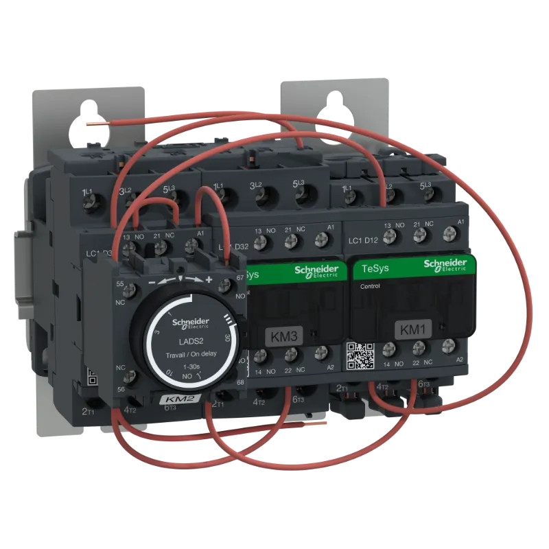 TeSys LC3D - démarreur étoile triangle sur platine - bobine 110Vca