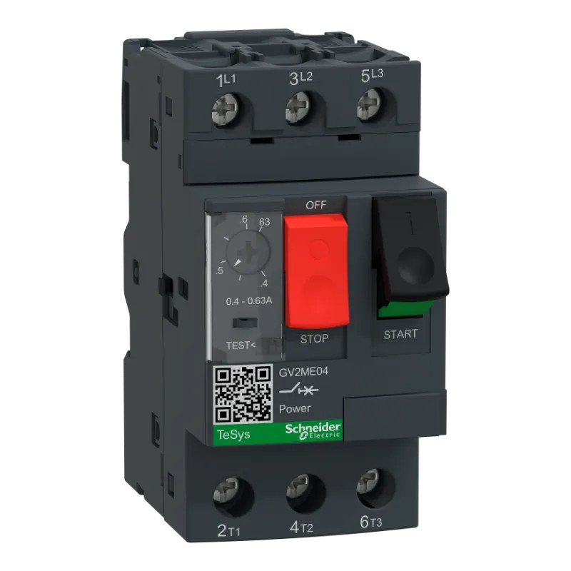 TeSys GV disjoncteur moteur 0,4 à 0,63A 3P 3d déclencheur magnétothermique