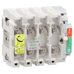 TeSys GS1 - bloc de base interrupteur-sectionneur fusible - 4P 4F - NFC - 50A