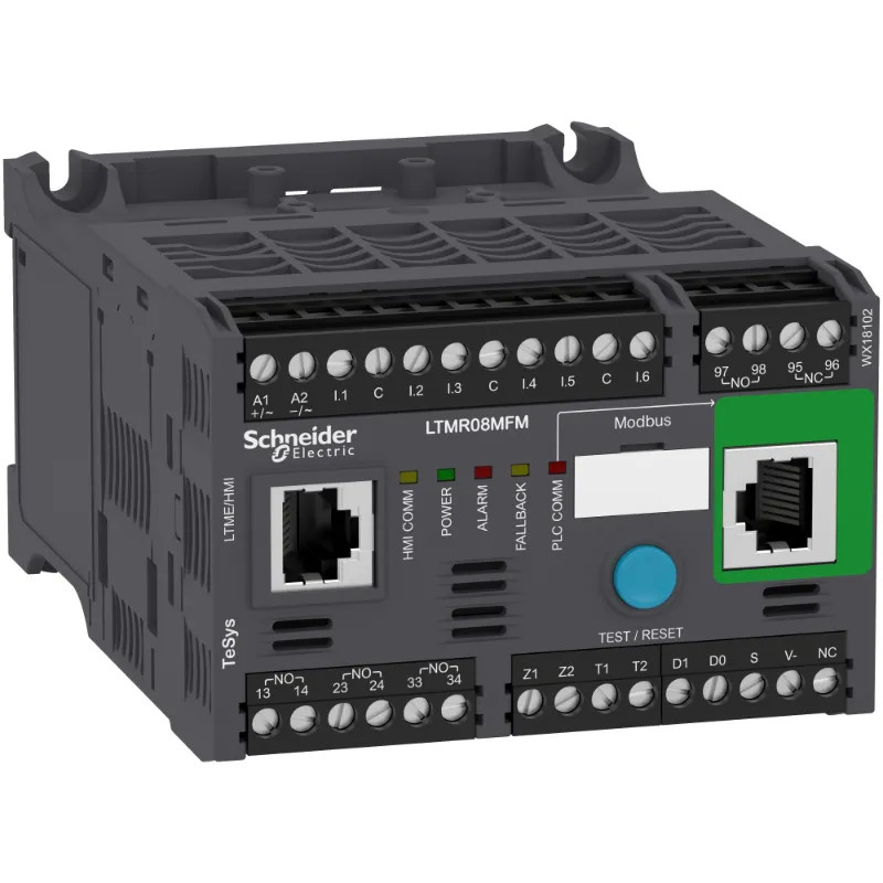 TeSys T contrôleur moteur LTM R, Modbus, 100 à 240 V CA, 0,4...8 A