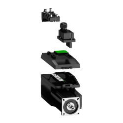 Lexium BMI - servo-moteur 1-phase - lisse IP65 - 70mm - multitour 16