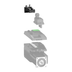 Lexium - module de connexion pour conn. industriel - CANopen- 4DI-source-STO